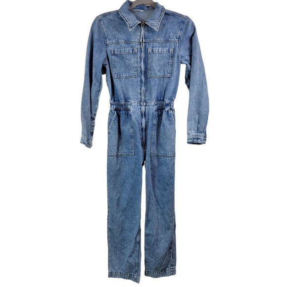 H&M Blue Denim Jumpsuit - Picture 1 of 13